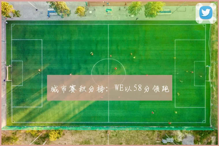城市赛积分榜：WE以58分领跑